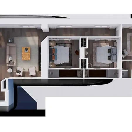 Modern 3bdr/3bath - Louvre Museum/tuileries